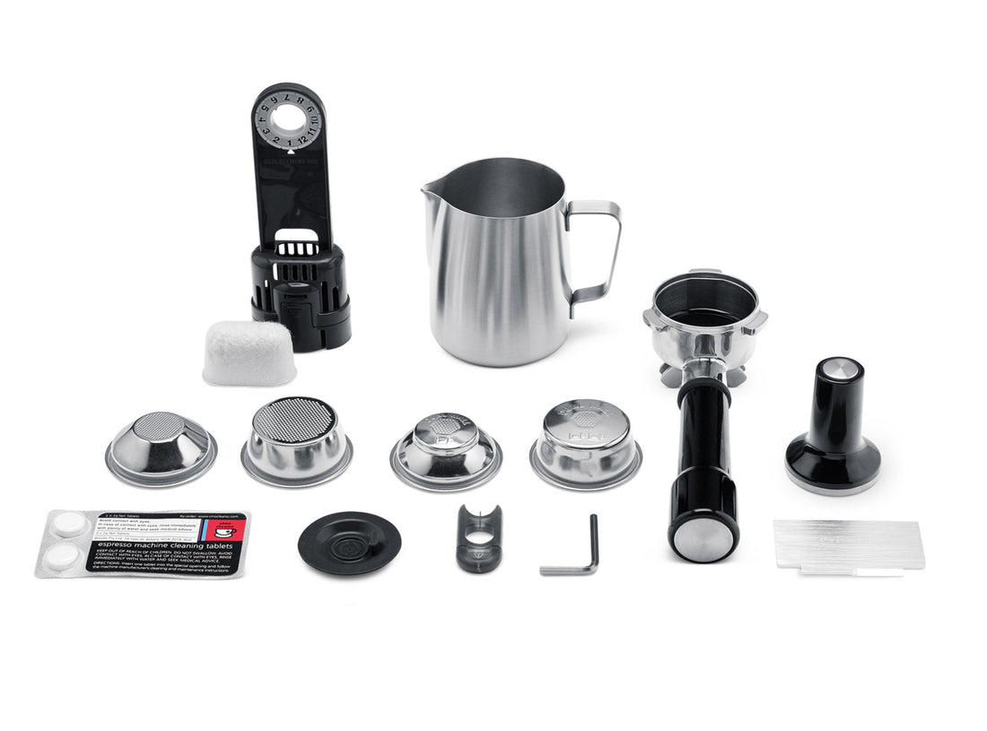 Breville BES840XL the Infuser Semi-Automatic Espresso Machine Accessories.