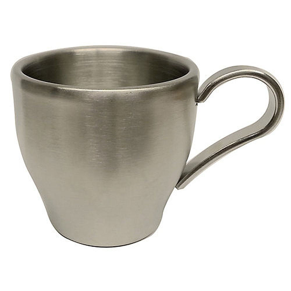World Tableware 3oz Stainless Steel Espresso Cup