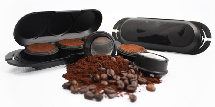 Handpresso Domepod Case with Coffee.