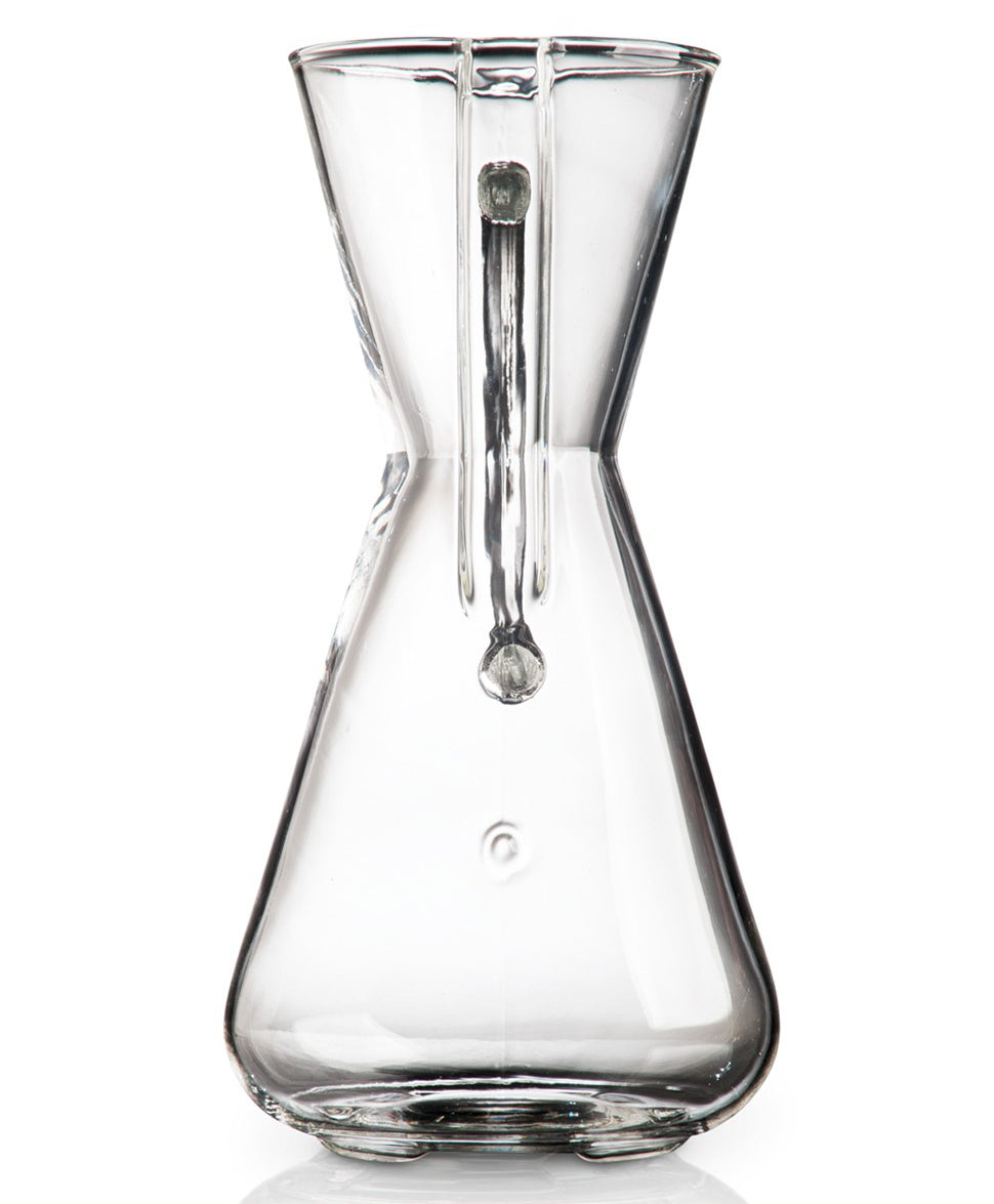 Chemex 3-Cup Glass Handle Coffeemaker Front.