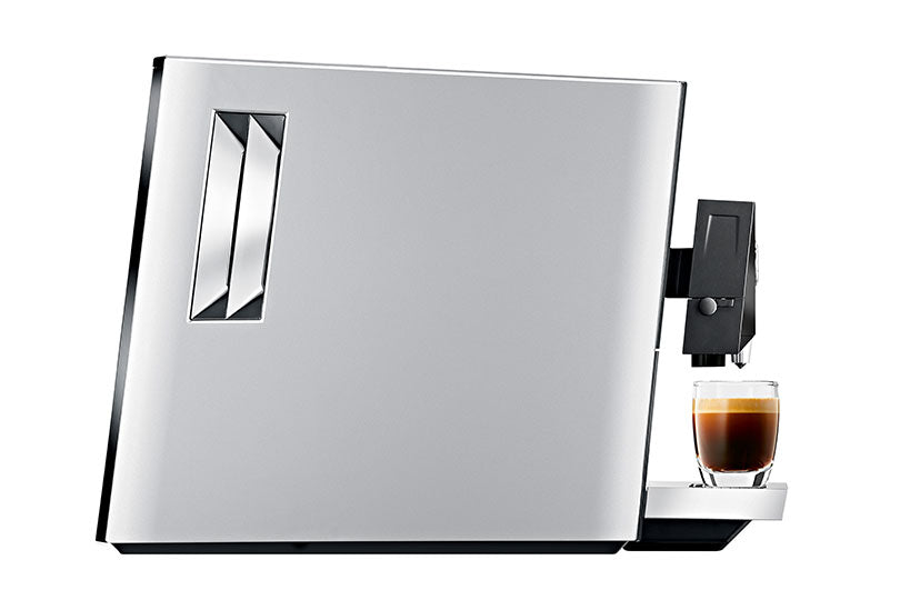 Jura Impressa A9 One Touch in Platinum profile view