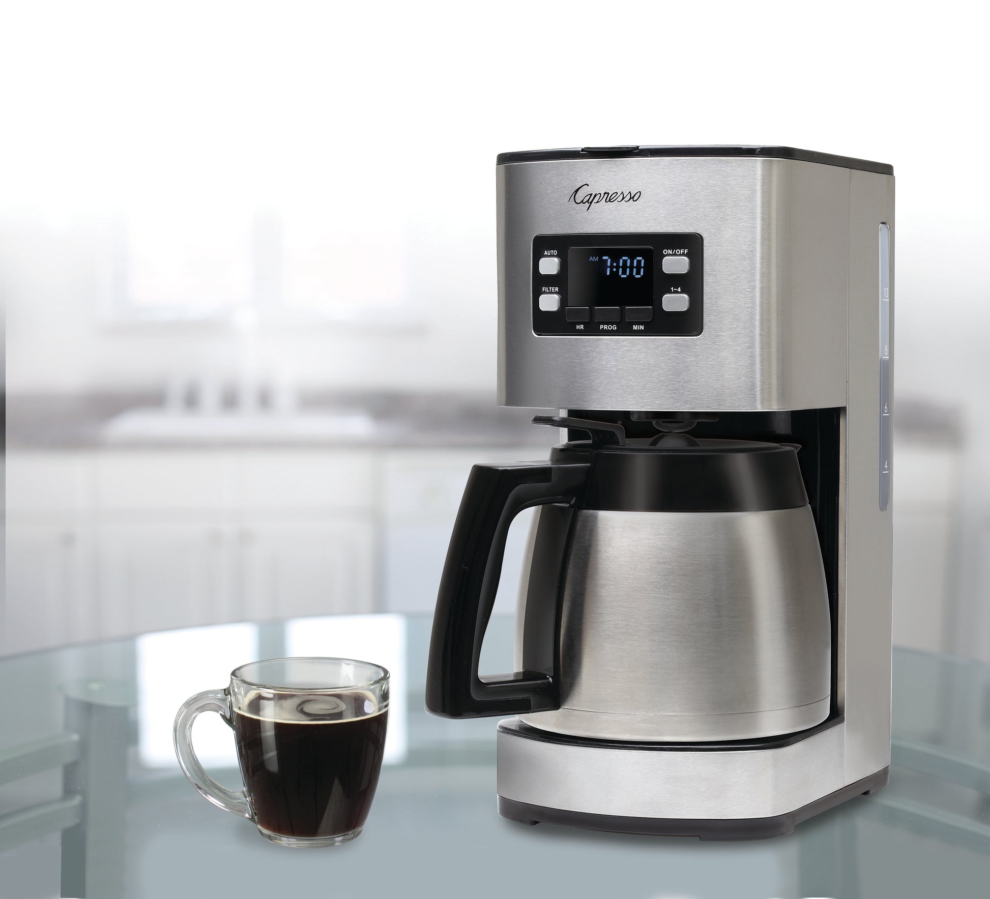 Capresso 5 Cup Mini Drop Coffee Maker, Sometimes you don't need 12 cups of  coffee, and that's where our 5-Cup Mini Drip Coffee Maker comes in!, By  Capresso