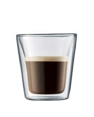 Bodum Canteen Glass Cups 3 oz
