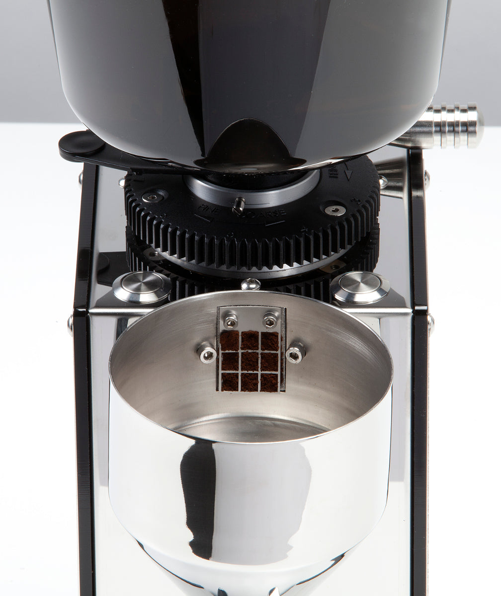 Profitec Pro T64 Grinder Grounds Chamber Open