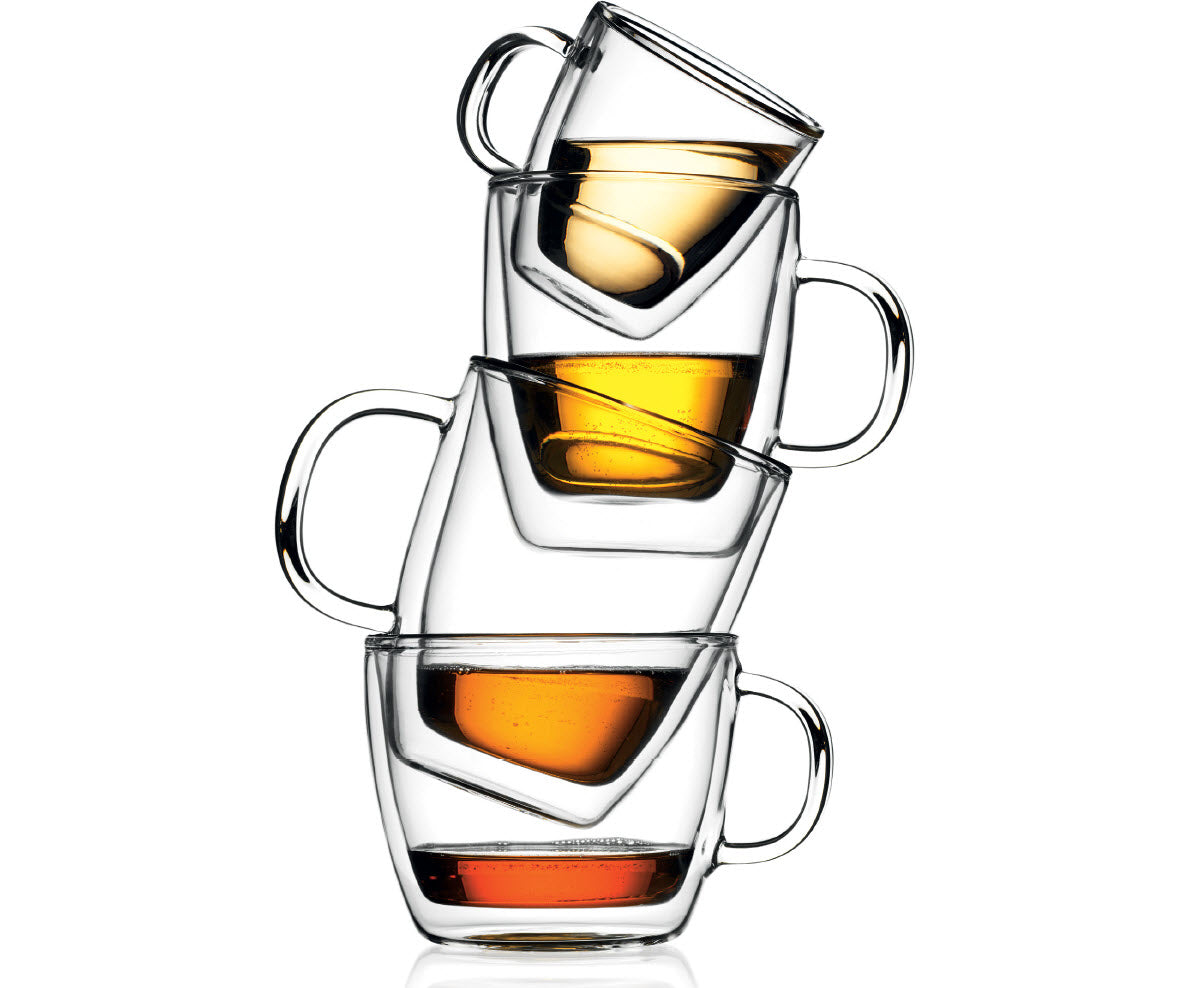 Bodum Canteen 13.5oz Double Wall Glass Cup with Handle