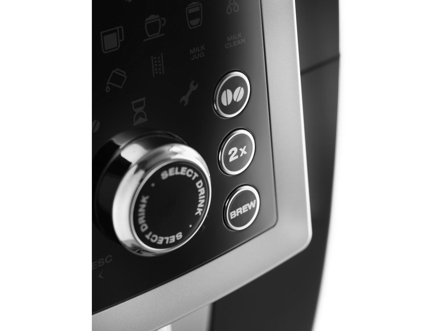 DeLonghi Magnifica S Cappuccino Smart ECAM 23.260.SB - Controls