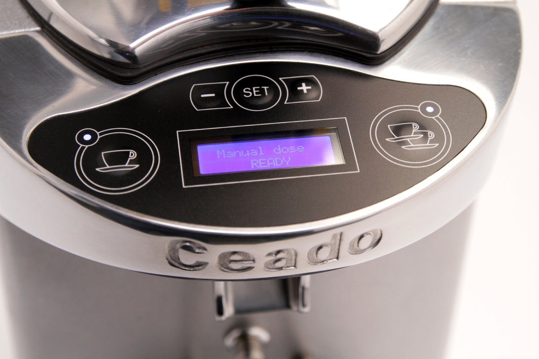 Ceado E92 Electronic Conical Burr Coffee Grinder Menu