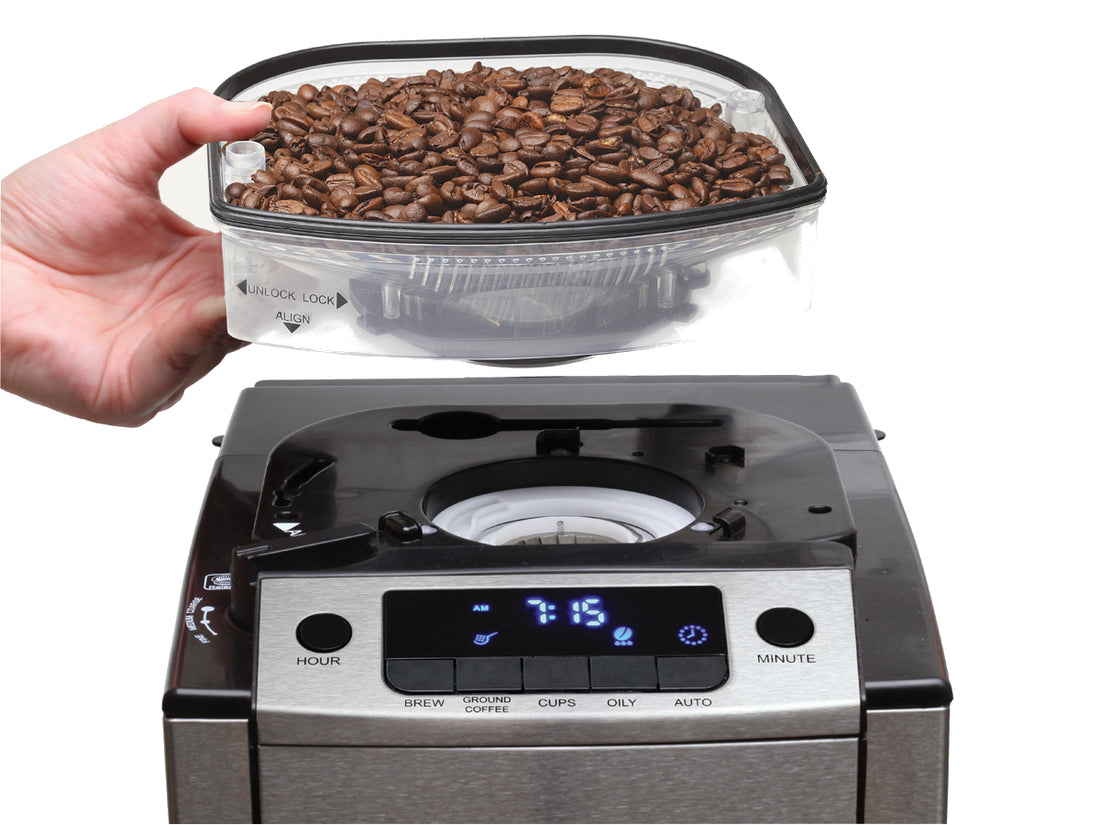 Capresso CoffeeTEAM Pro Plus Thermal Bean Hopper