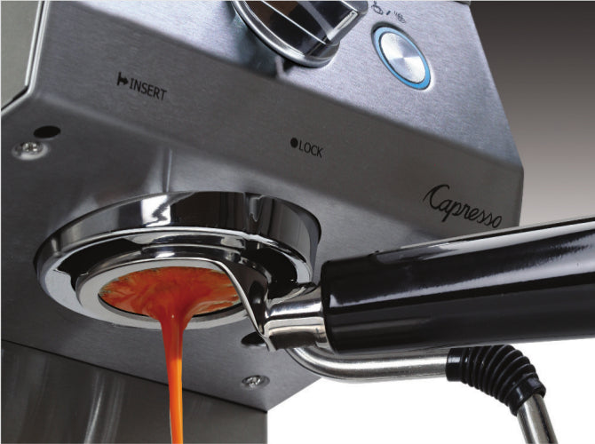 Capresso Cafe Pro Professional Espresso & Cappuccino Machine Bottomless Portafilter