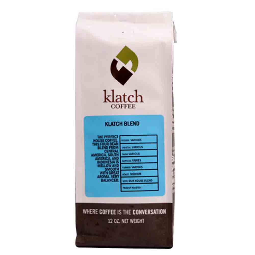 Klatch Coffee House Blend 12oz Whole Bean Base