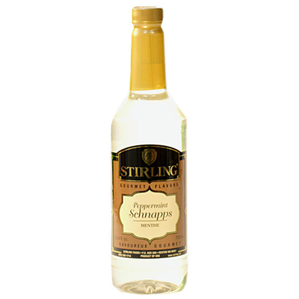 Stirling Gourmet Flavored Syrup in Peppermint Schnapps