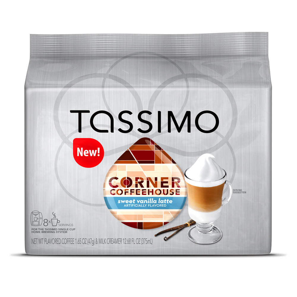 Tassimo T Disc Corner Coffee House Sweet Vanilla Latte Base
