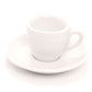 Ancap Verona Espresso Cup and Saucer 2.5oz in White