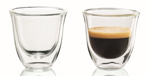 De'Longhi Set of 6 Double Wall Espresso Glasses