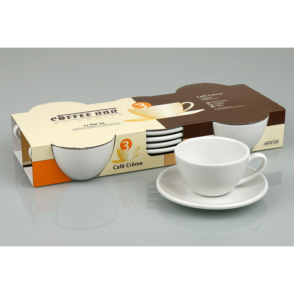 Konitz Set Of Four 7oz Cappuccino Cups & Saucers Base