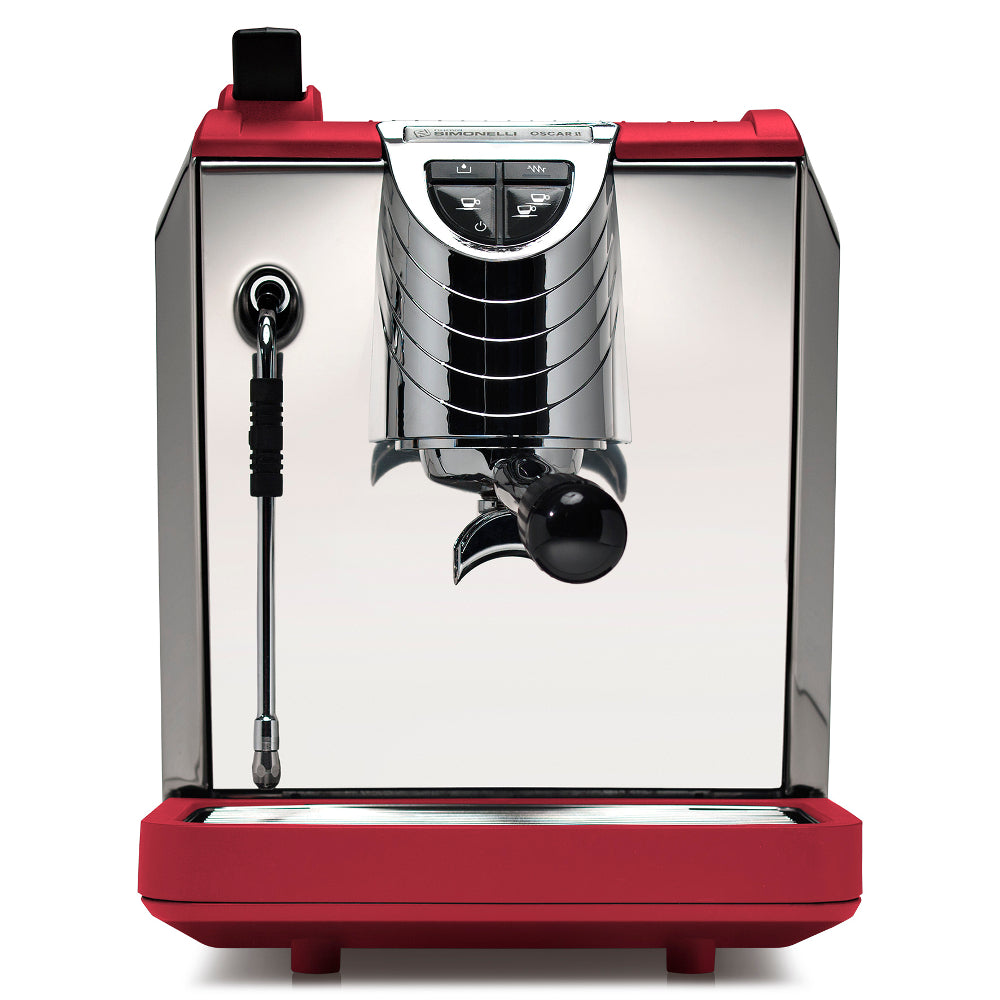 Nuova Simonelli Oscar II Pour Over in Red - Front
