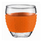 Image 1 of 2 - Bodum Pavina Grip Glass 3oz Cups in Orange