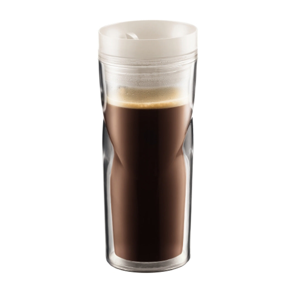 Bodum 12 oz Travel Mug in White