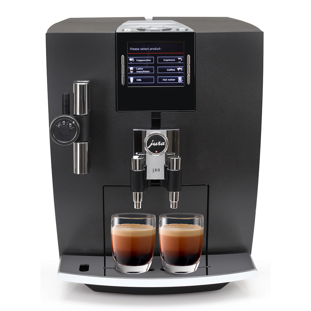JURA J80, with two espressos