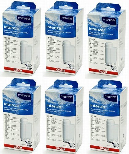 Mavea Intenza Water Filter for Gaggia and Saeco - Multi-pack (6 Pack)