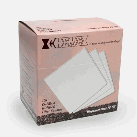 Chemex 100 Pre-Folded Filter Squares