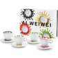Illy Art Collection Ai Weiwei Set of 4 Cappuccino Cups