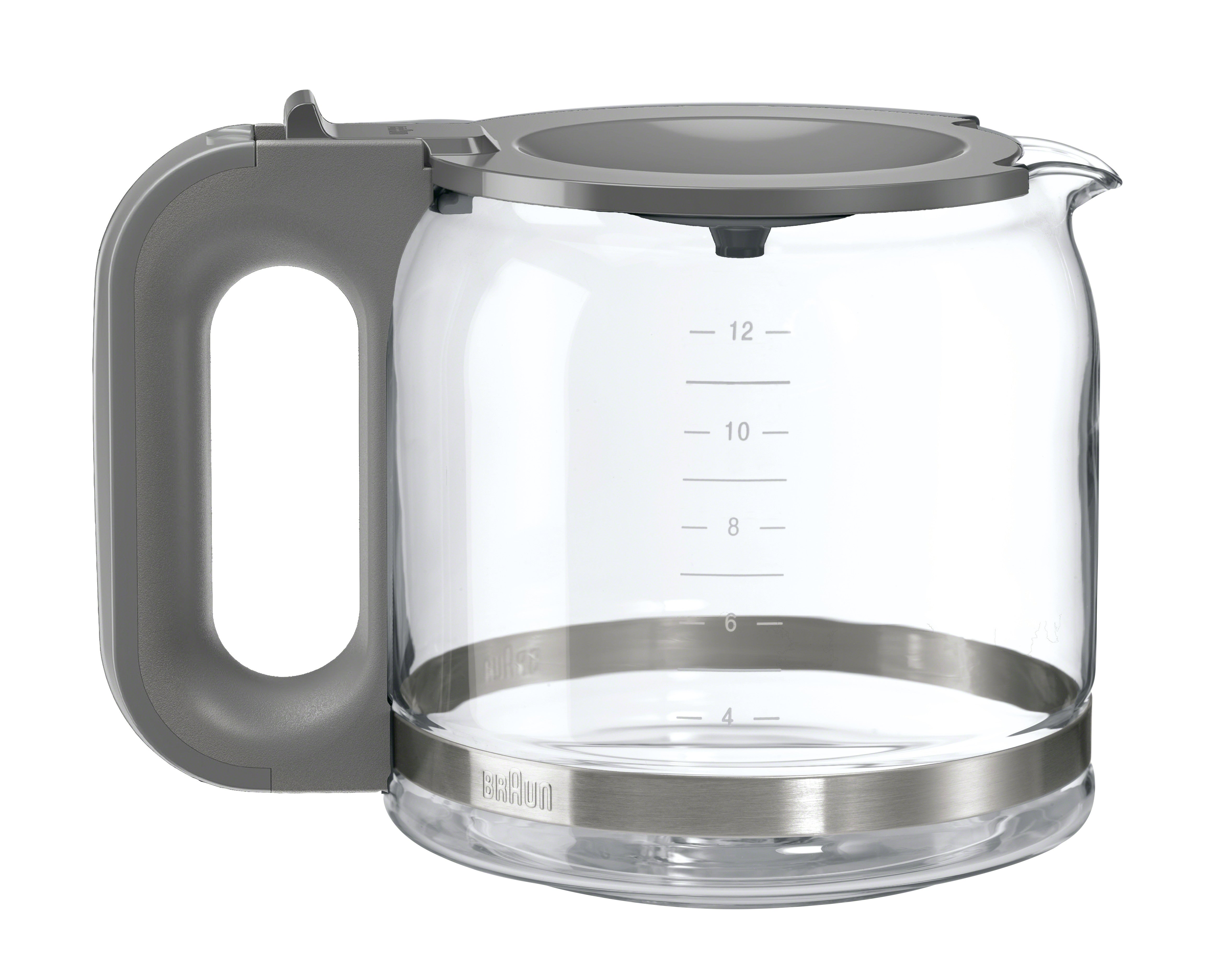 Braun BrewSense 12-Cup Replacement Glass Carafe - Grey  Whole Latte Love