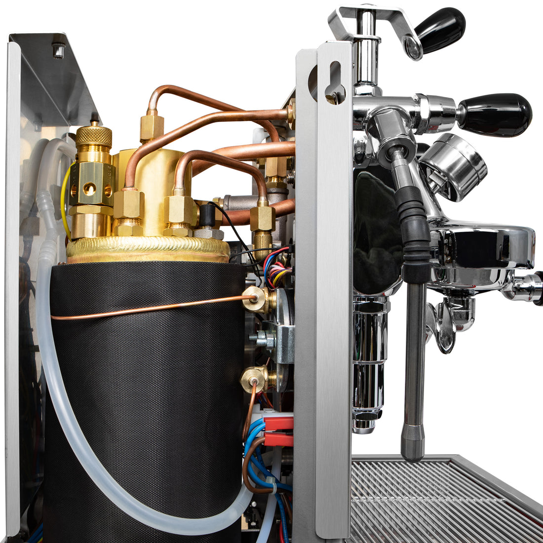 Bezzera Aria PID Espresso Machine with Flow Control - Black with Rosewood