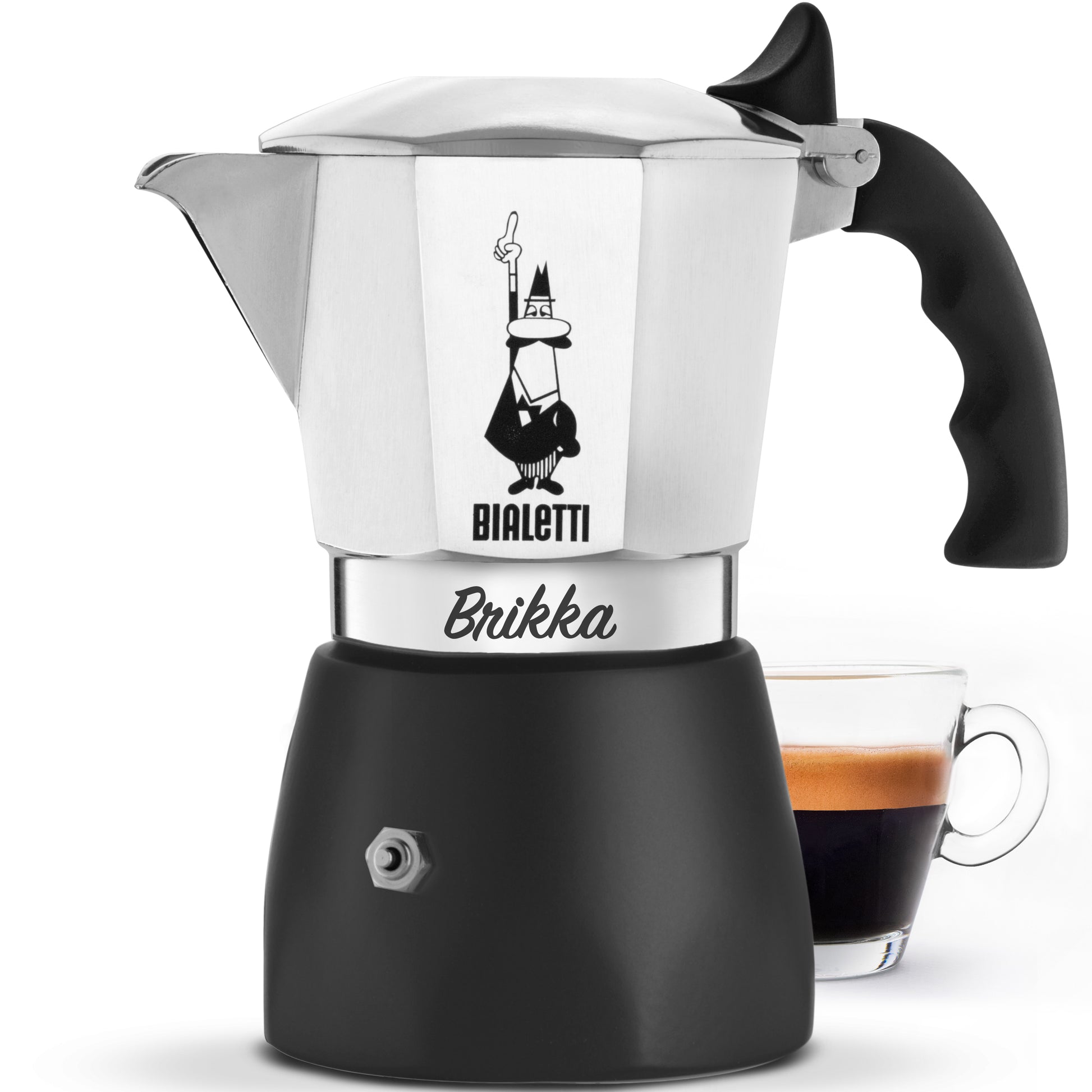 Bialetti Brikka 4-Cup Moka Pot With High Pressure Valve – Whole
