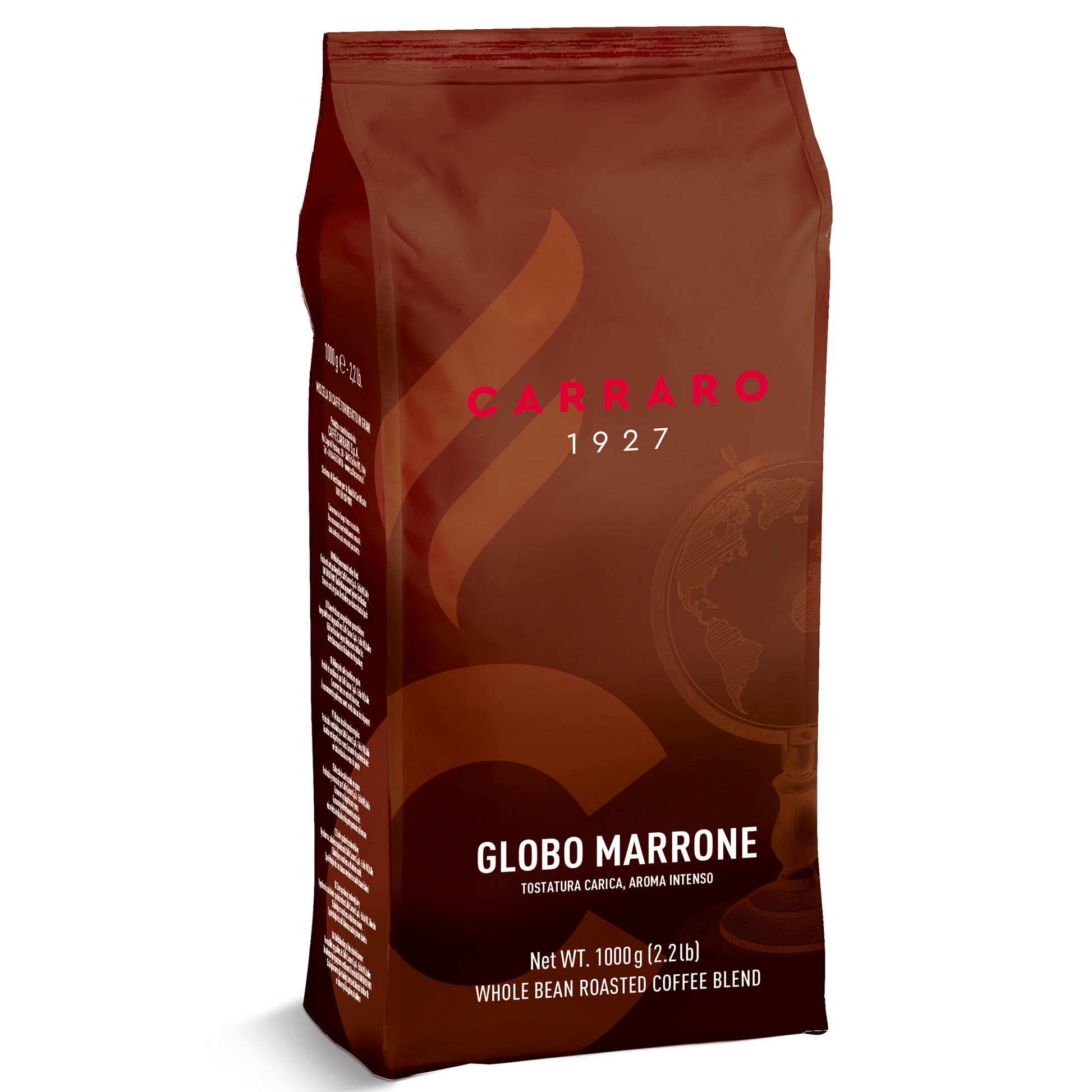 Carraro Globo Elite Coffee Beans, 2.2 lbs (1 kg) – Authentic