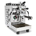 Bezzera Aria PID Espresso Machine with Flow Control - Stainless Steel / Square Cut-Outs / No Accents
