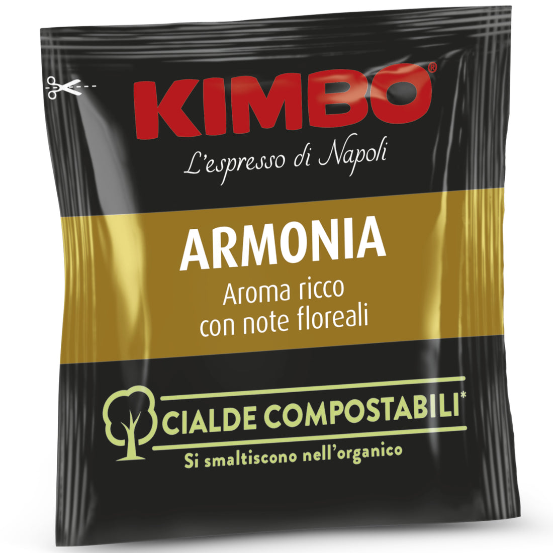Kimbo Armonia Compostable Easy Serving Espresso Pods - 100ct
