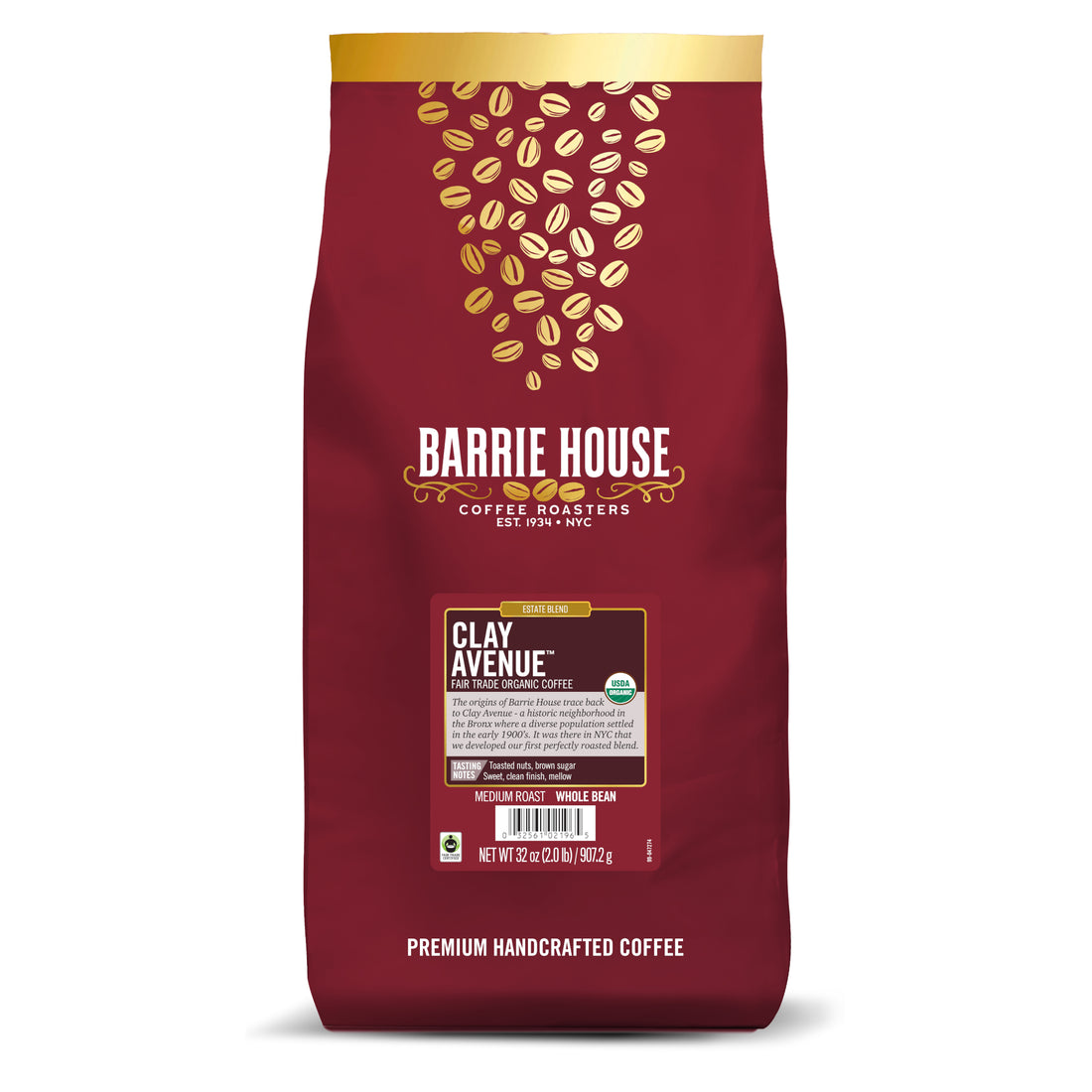 Barrie House Clay Avenue Fair Trade Organic Coffee