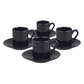 Set of 4 2.5oz Demitasse Cups and Saucers