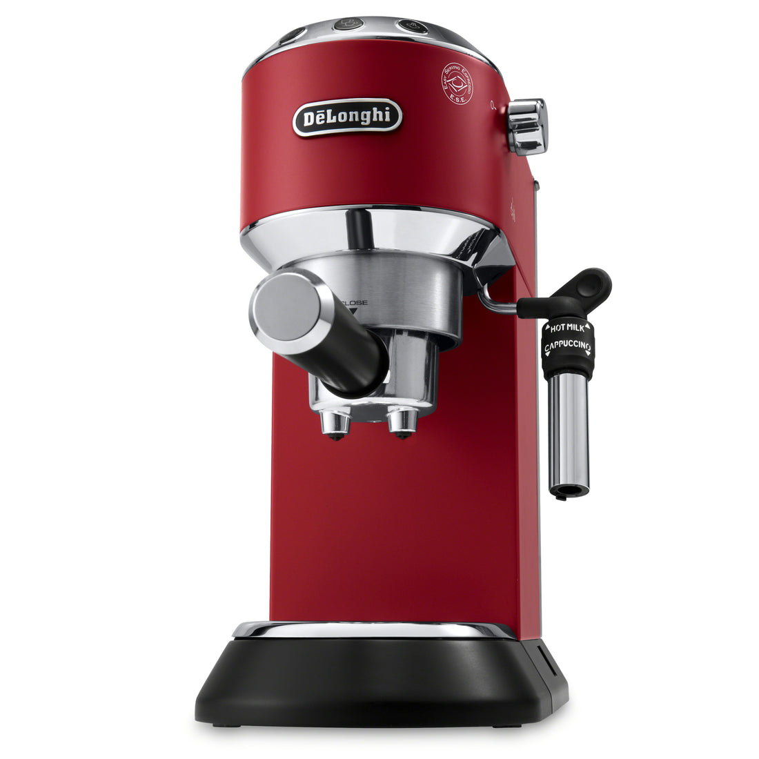 DeLonghi EC685R Dedica DeLuxe Pump Espresso Machine - Red – Whole Latte Love