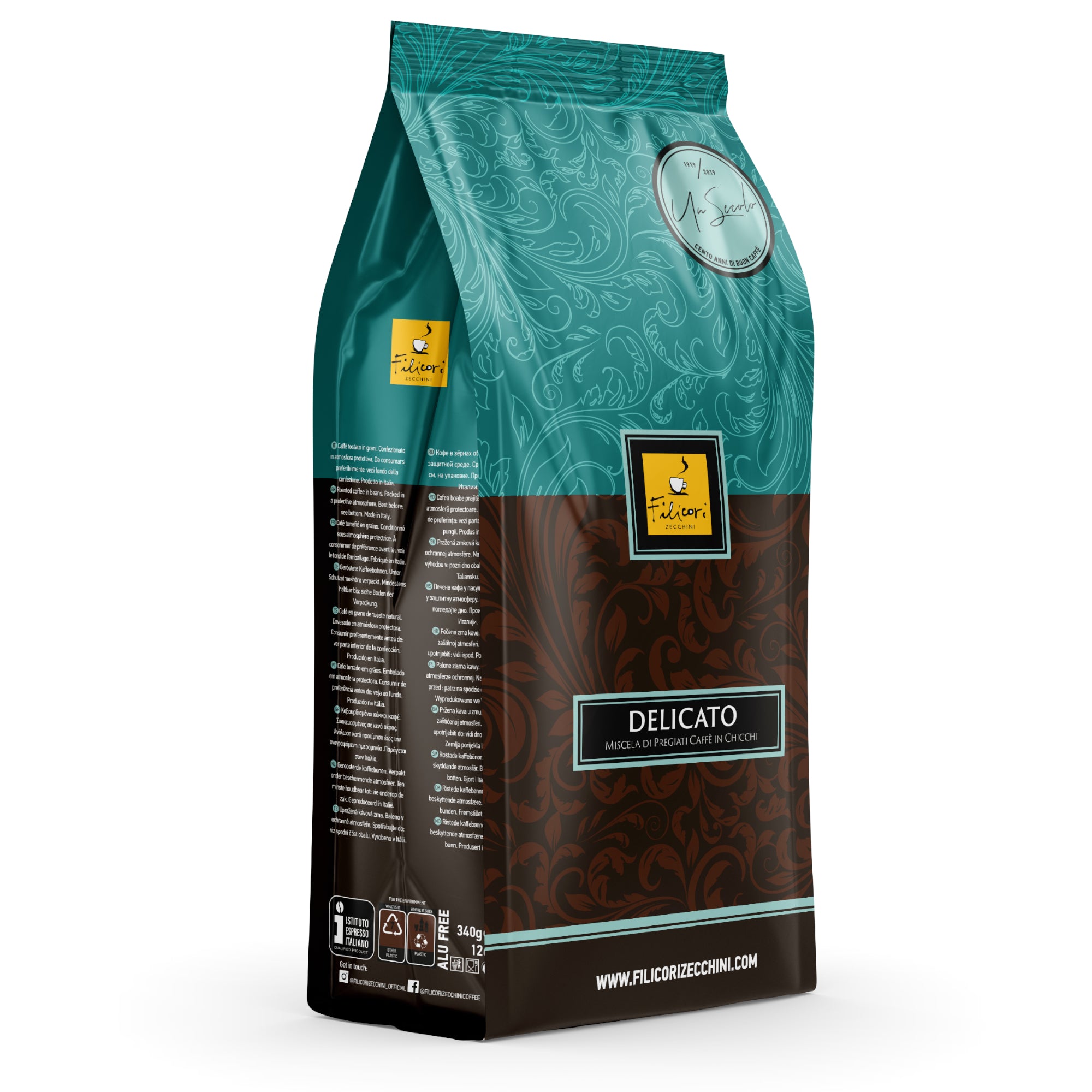 Filicori Zecchini Delicato Whole Bean - 12oz – Whole Latte Love