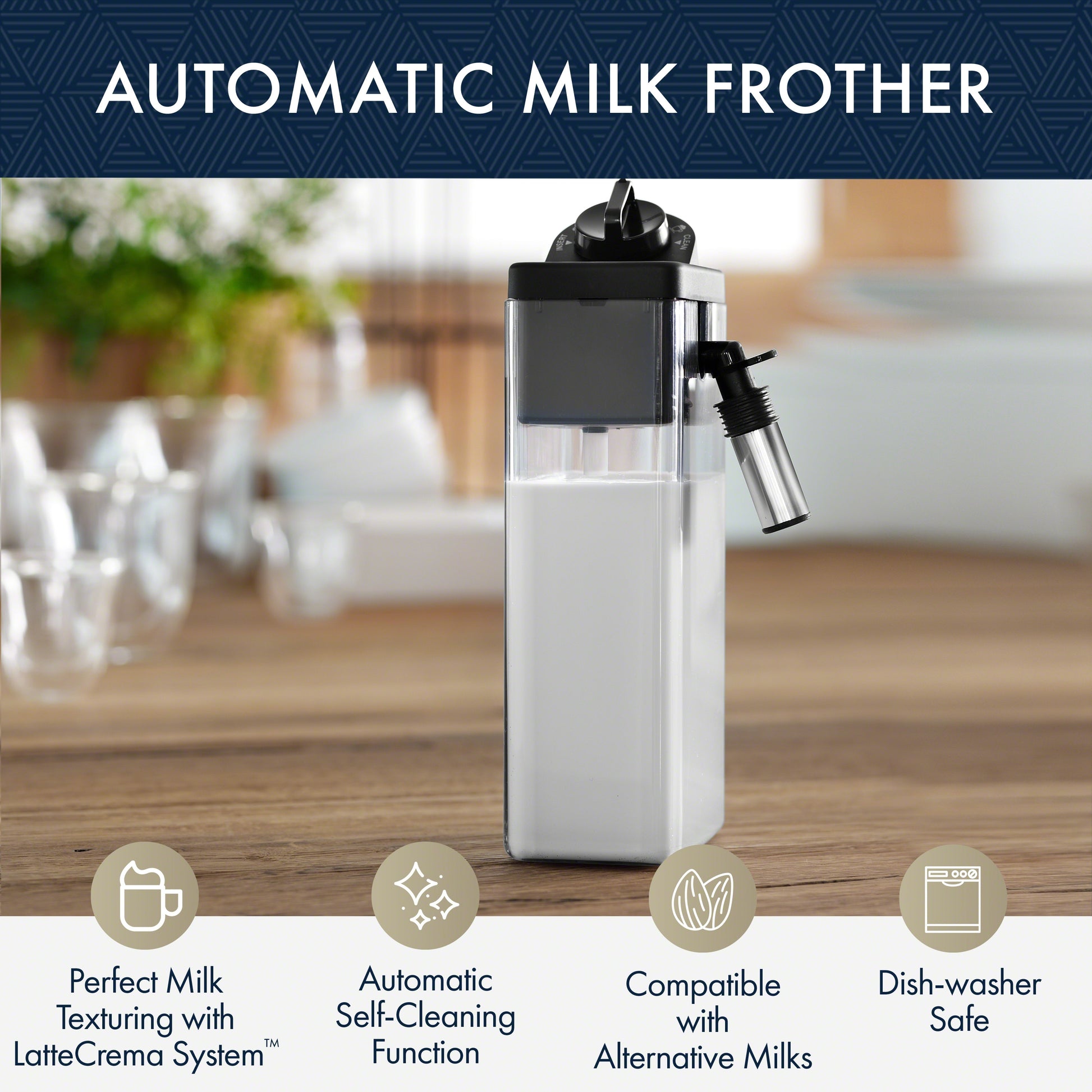 Miroco Milk Frother, Electric Milk Foam Maker 17oz for Coffee, Latte,  Cappuccino, Auto Hot and Cold 