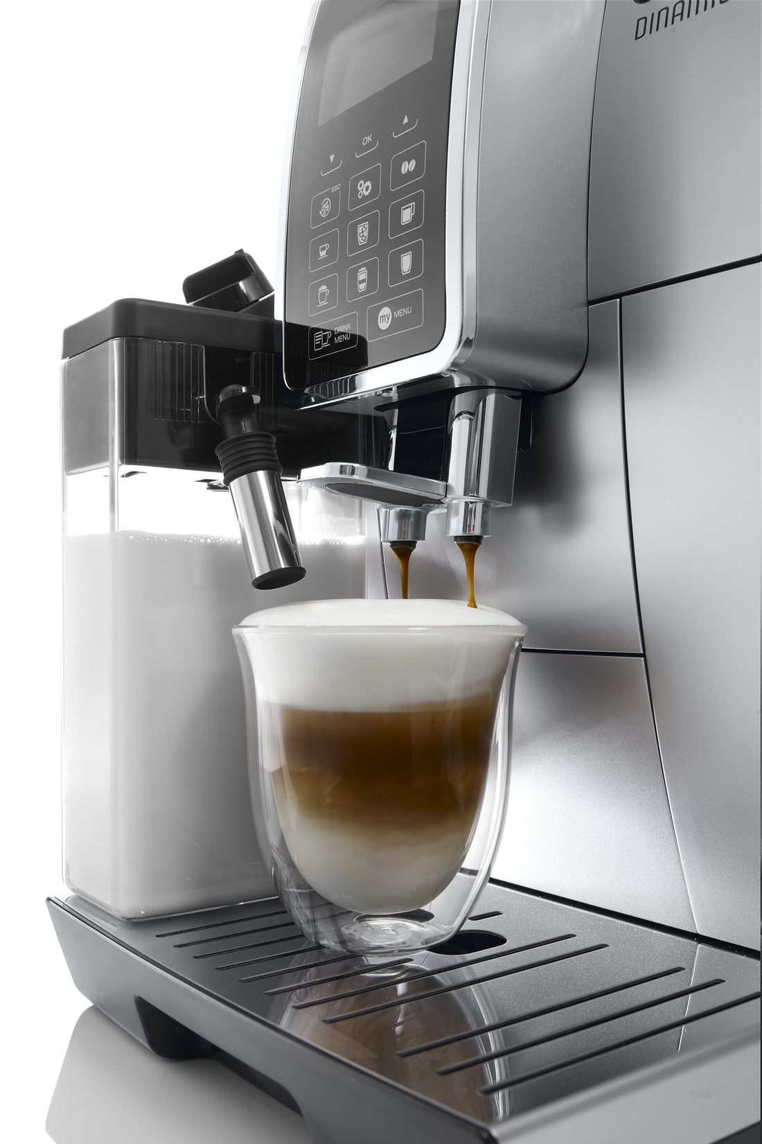 DeLonghi Dinamica with LatteCrema Espresso Machine