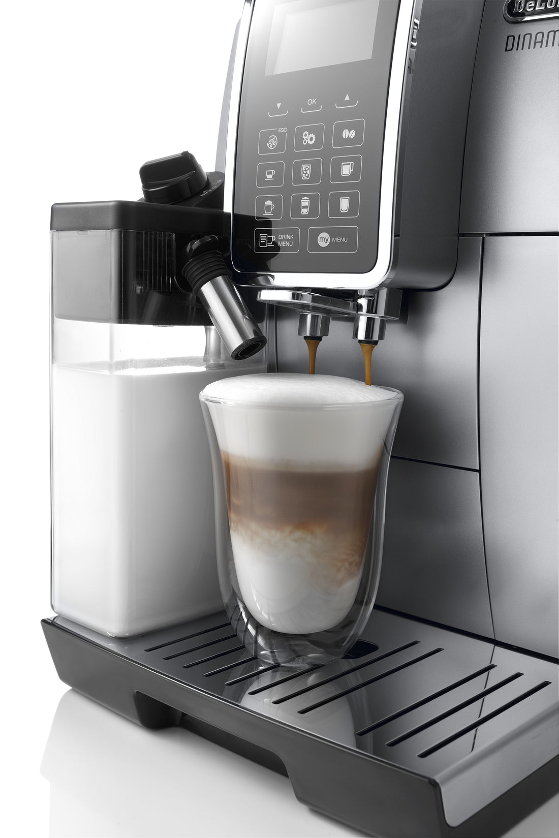 DeLonghi Dinamica with LatteCrema Espresso Machine