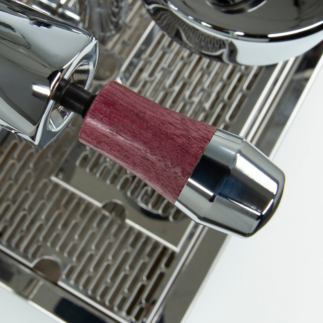 ECM Synchronika Espresso Machine with Purple Heart Accents