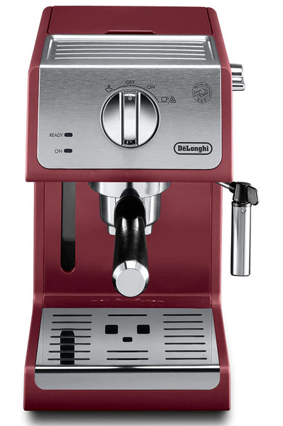 DeLonghi ECP3220R Pump Driven Espresso Machine - Red – Whole Latte