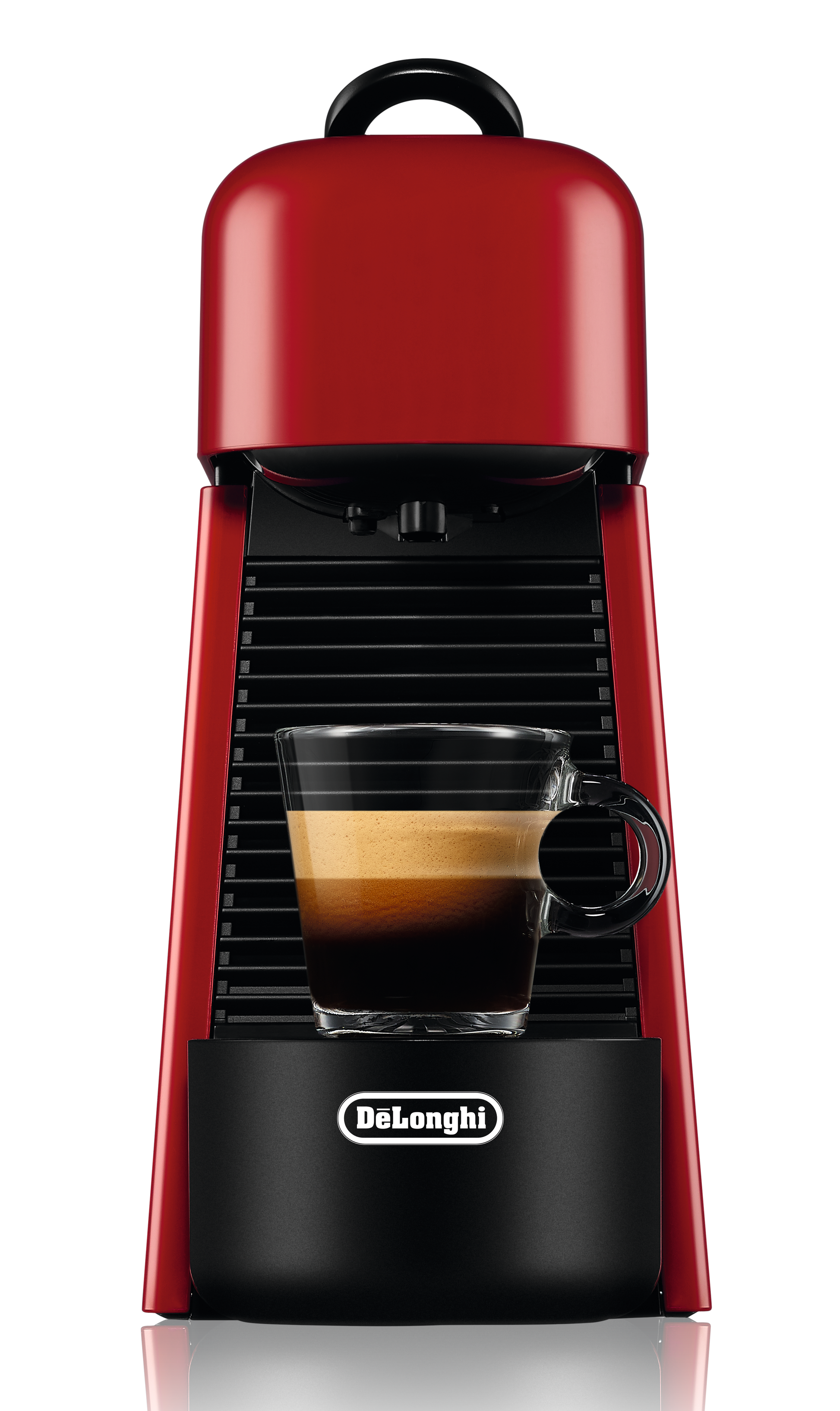 Nespresso Essenza Plus Espresso Machine by DeLonghi - Red – Whole Nespresso Essenza Plus Espresso Machine by DeLonghi - Red – Whole
