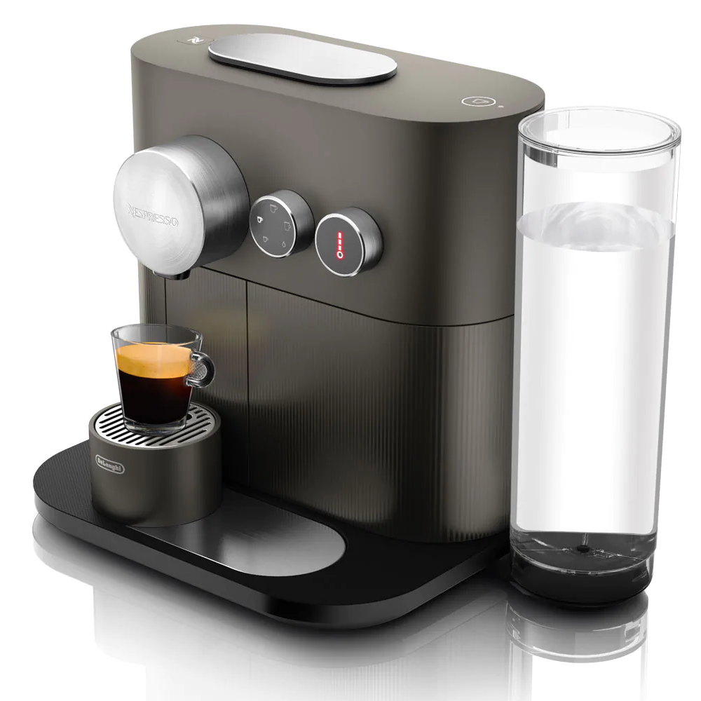 Nespresso Expert Espresso Machine by DeLonghi with Aeroccino - Anthracite Gray