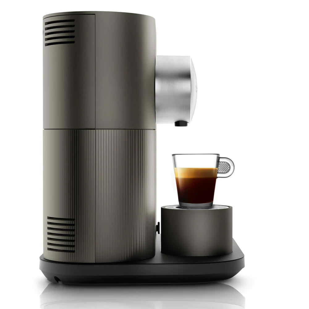 mini Nat R Nespresso Expert Espresso Machine by DeLonghi with Aeroccino - Anthrac –  Whole Latte Love