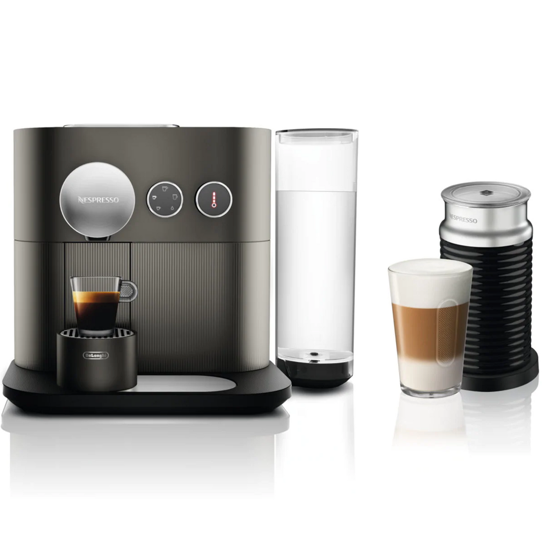 Nespresso Expert Espresso by DeLonghi with Aeroccino - Anthrac – Whole Latte Love