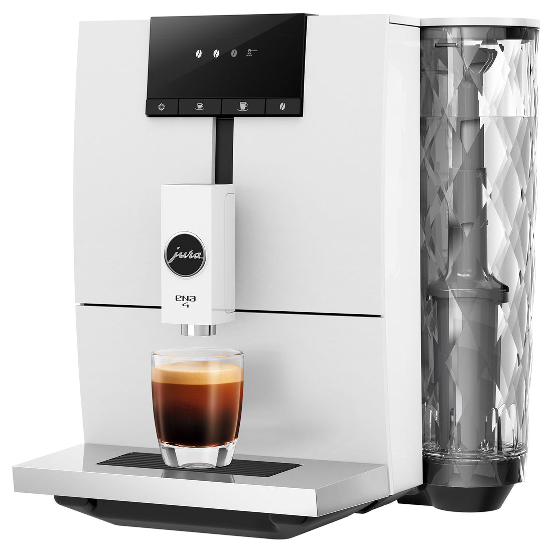JURA ENA 4 Super-Automatic Espresso Machine - Full Nordic White