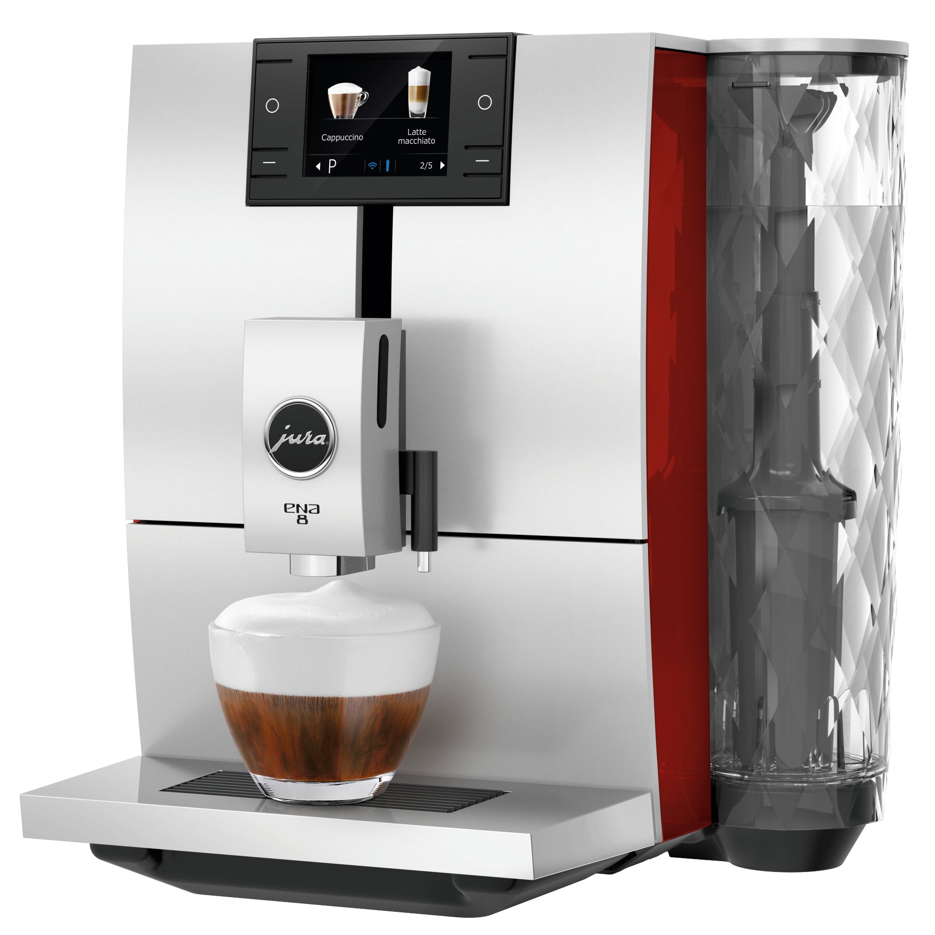 JURA ENA 8 Espresso Machine - Red