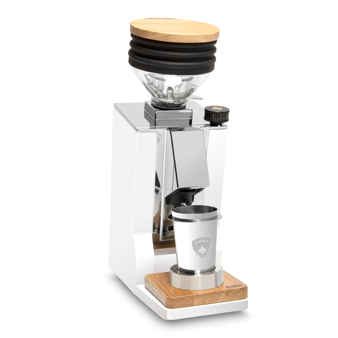 Coffee grinder Eureka MIGNON SINGLE DOSE white - Bertazzo Food - F688 - EN