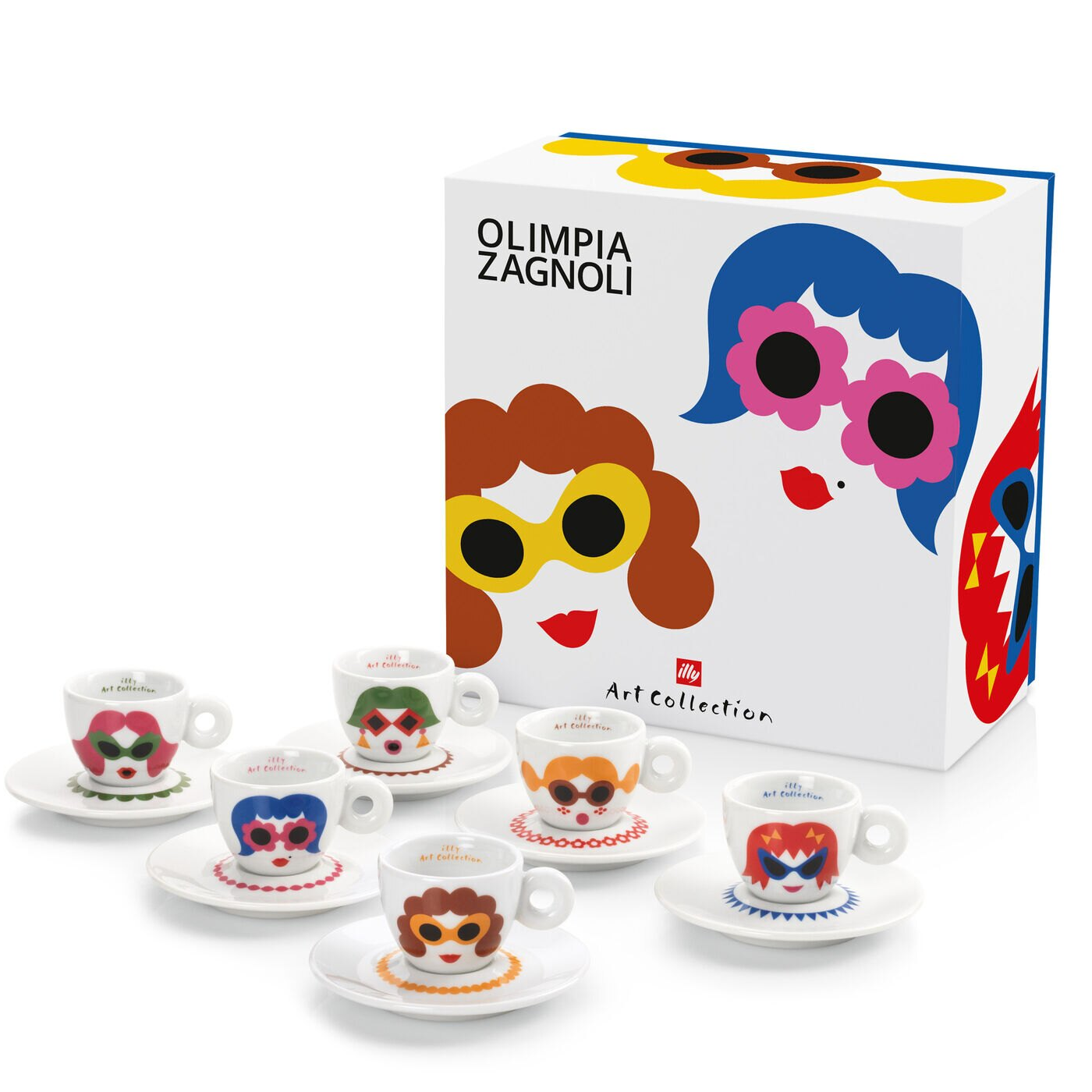 Illy Art Collection Olimpia Zagnoli Espresso Cups - Thumbnail 2