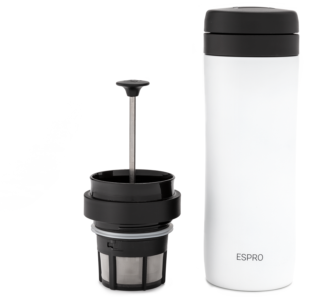 Espro P1 Travel Press for Coffee - White